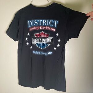 Harley Davidson Gaithersburg, MD Motorcycle American Graphic T-Shirt Men’s L